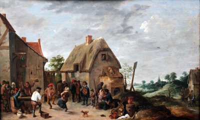 Flämische Kirmes von David Teniers the Younger